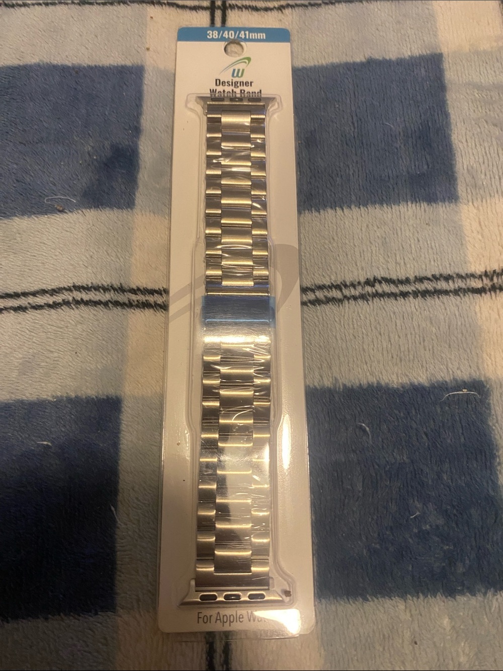 Stainless Steel Silver Watch Band for Apple Watch (38/40/41mm)